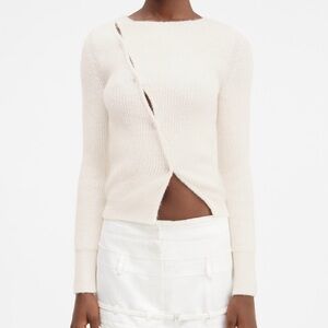 JACQUEMUS ASYMMETRICAL BUTTON UP | DESIGNER
